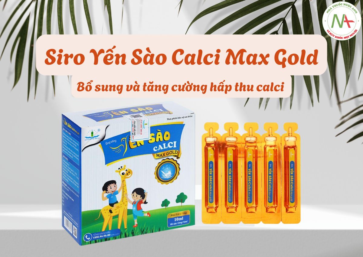 Siro Yến Sào Calci Max Gold