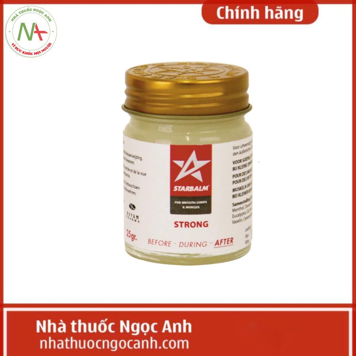 Starbalm Sports Balm Strong White 25g