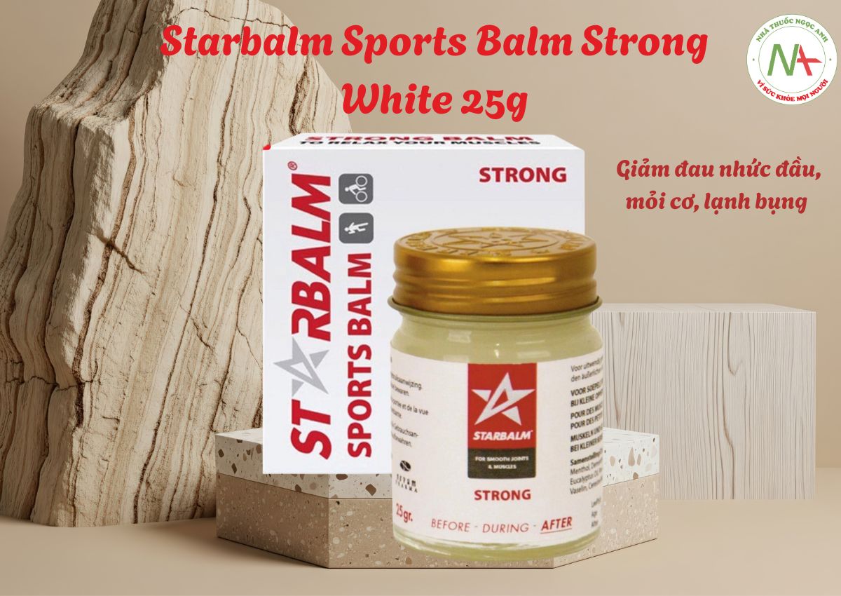 Starbalm Sports Balm Strong White 25g