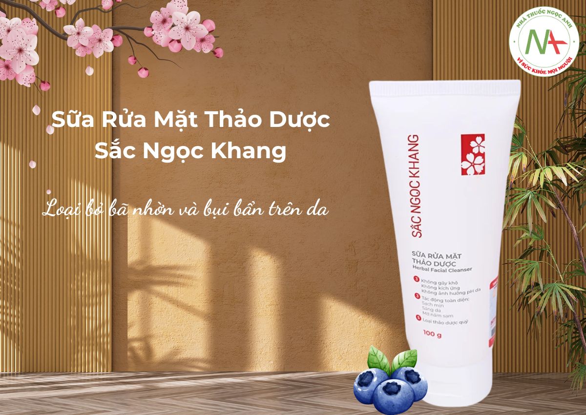 Sữa Rửa Mặt Thảo Dược Sắc Ngọc Khang