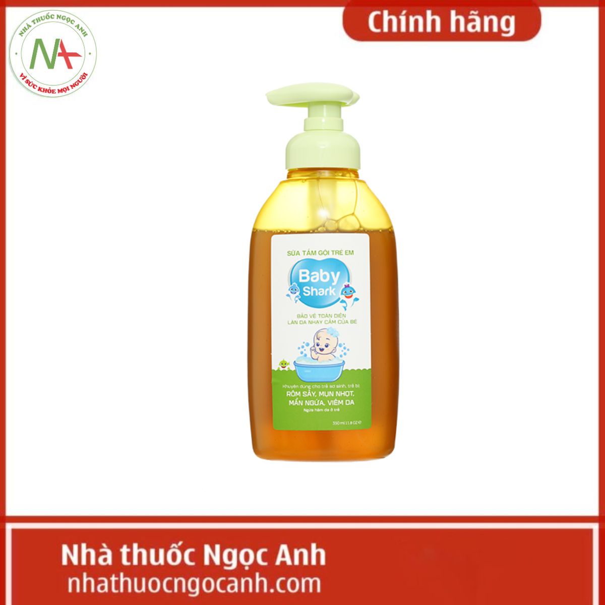 Sữa Tắm Gội Trẻ Em Baby Shark