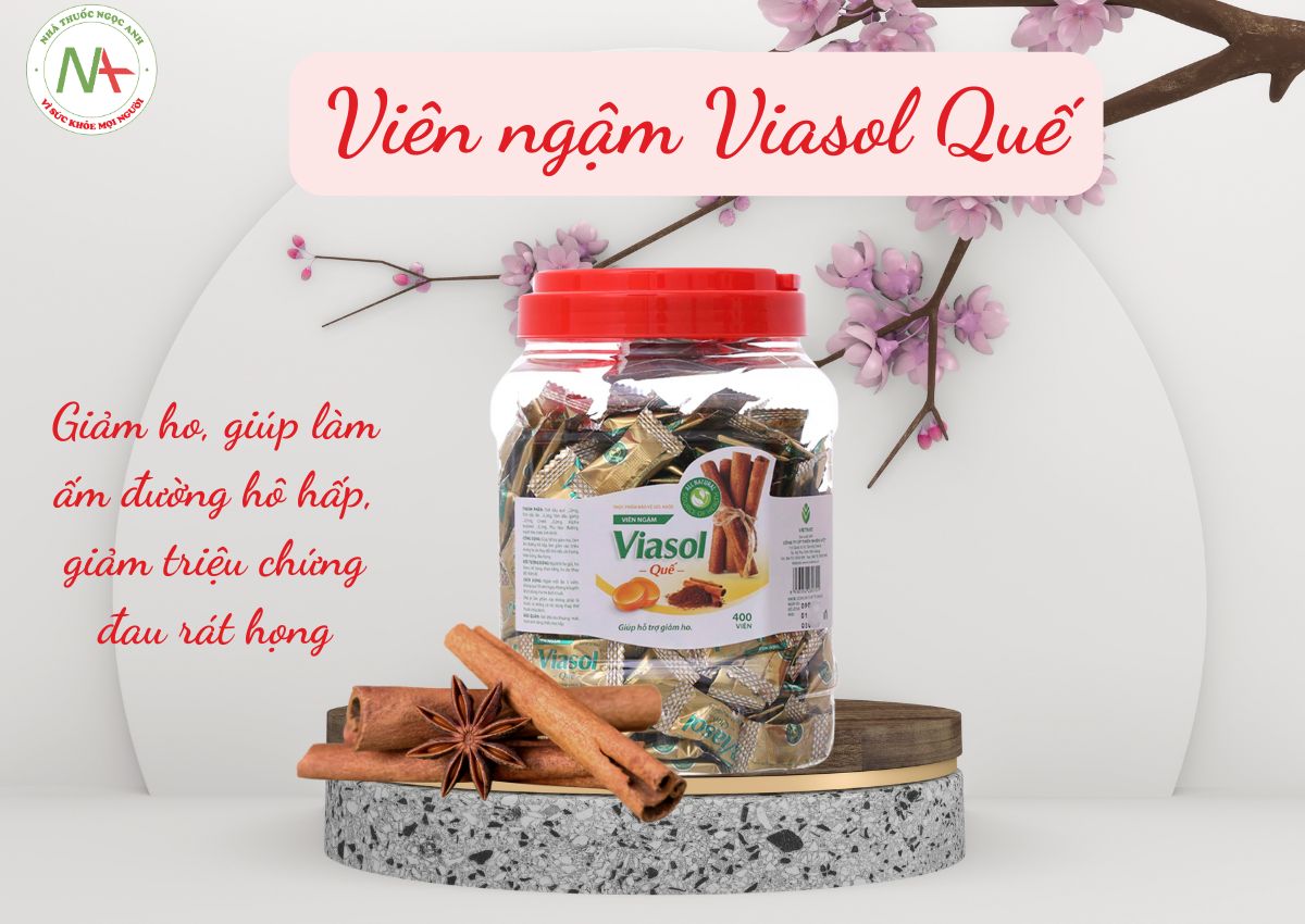 Viên ngậm Viasol Quế