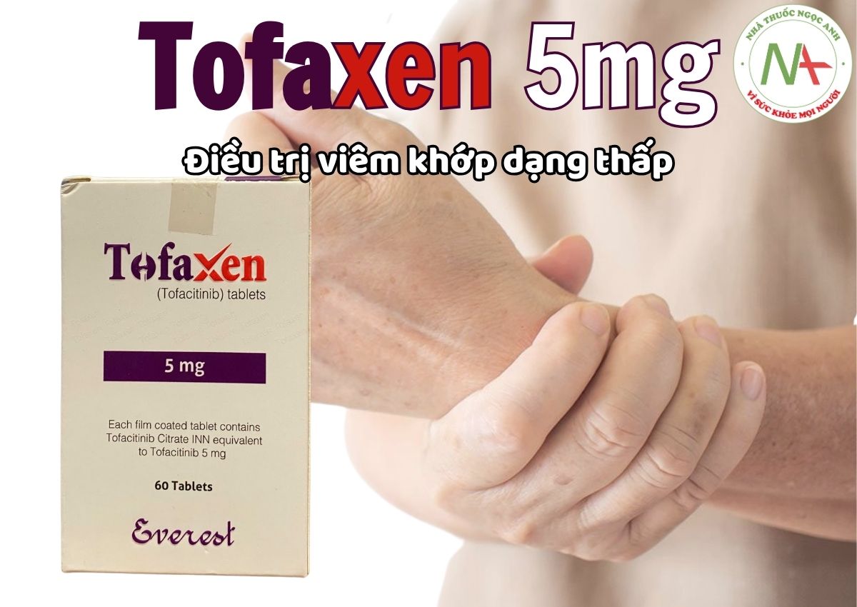 Tofaxen 5mg điều trị viêm khớp dạng thấp