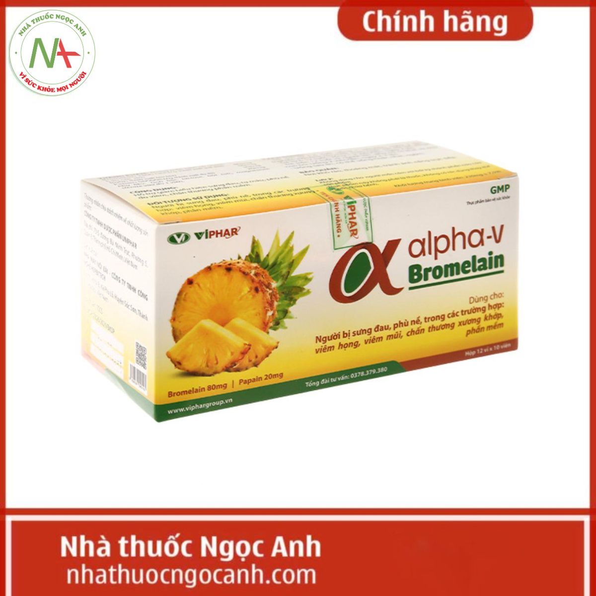 Alpha-V Bromelain Viphar