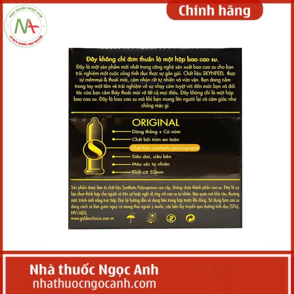 Bao cao su OK Skyn Original