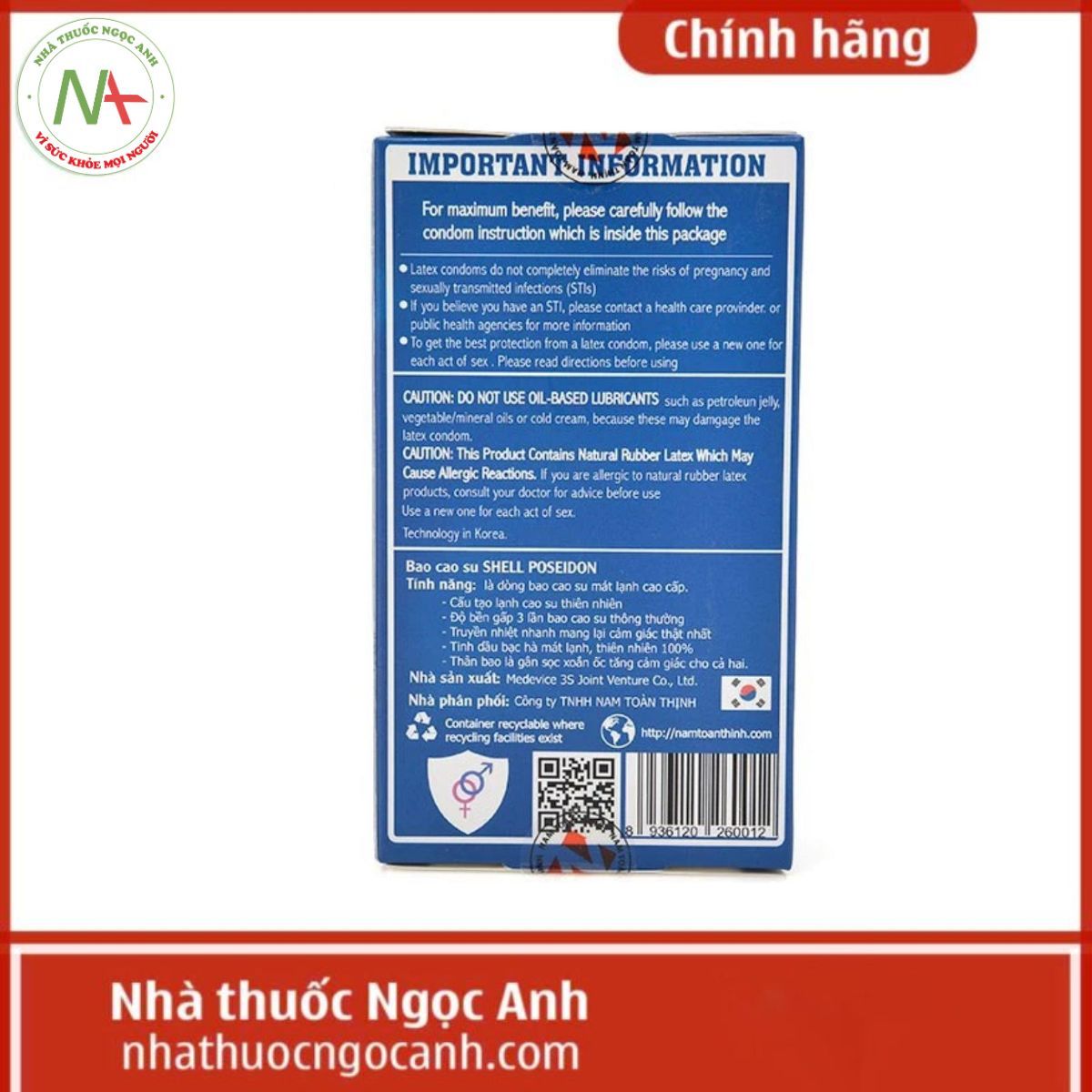 Bao cao su Shell Poseidon