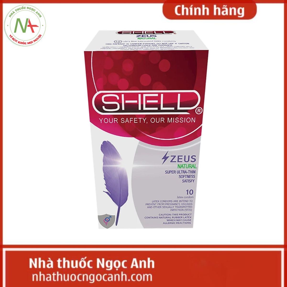 Bao cao su Shell Zeus Natural