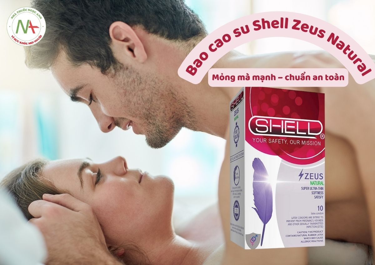 Bao cao su Shell Zeus Natural 3 Bao cao su Shell Zeus Natural