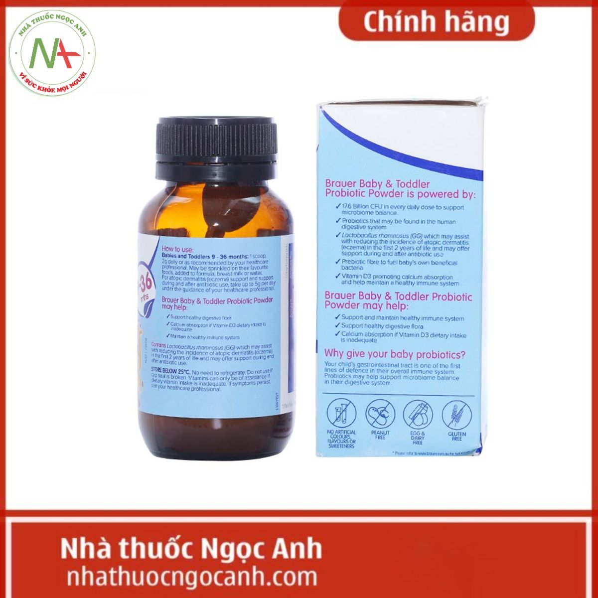 Brauer Baby & Toddler Probiotic Powder