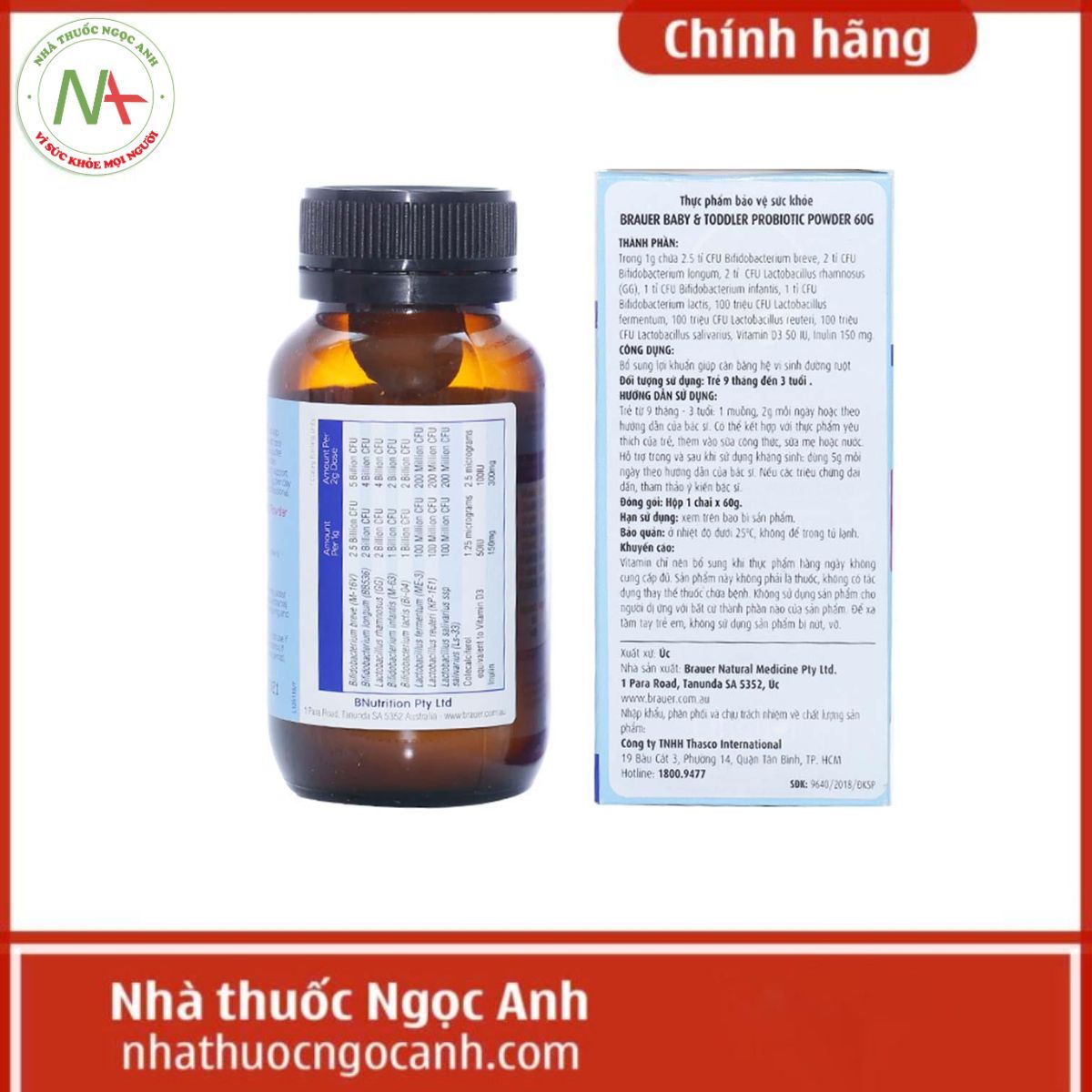 Brauer Baby & Toddler Probiotic Powder