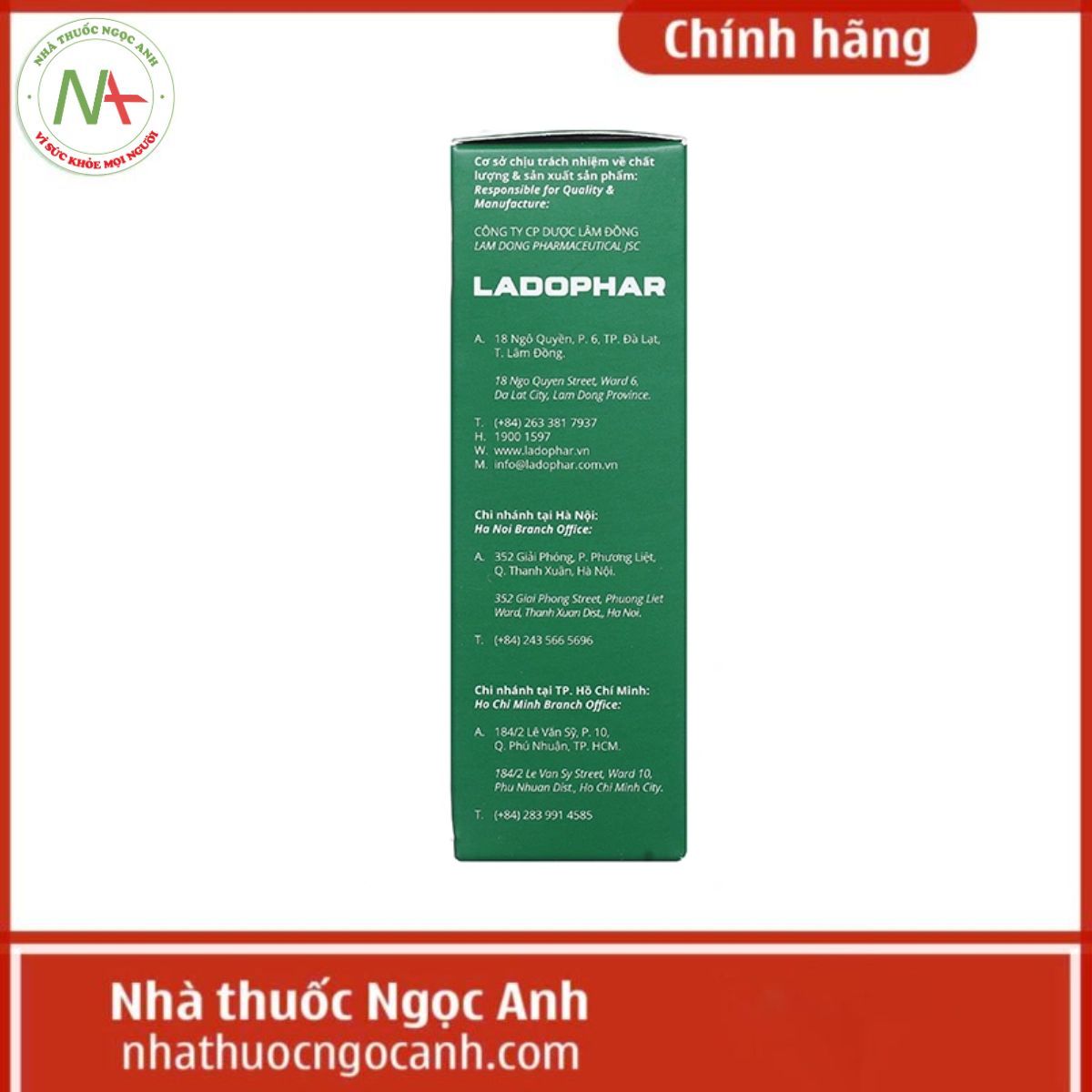 Cao ống LadoActiso