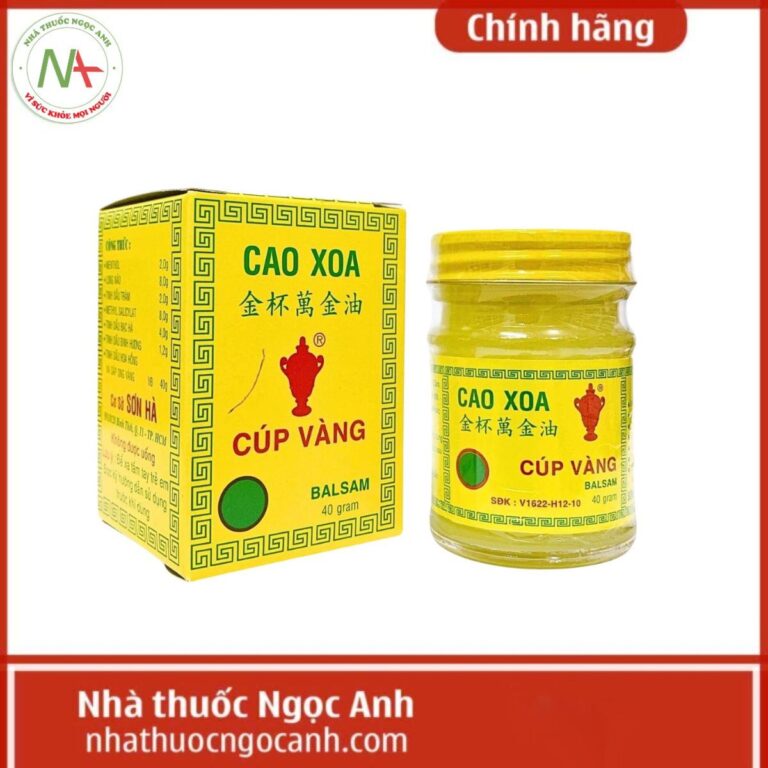 Cao xoa Cúp Vàng hũ 40g