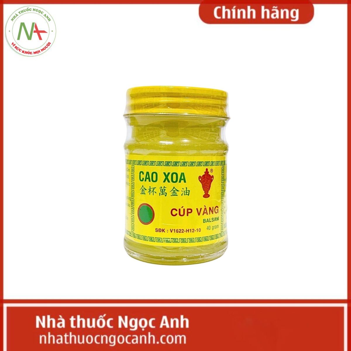 Cao xoa Cúp Vàng hũ 40g