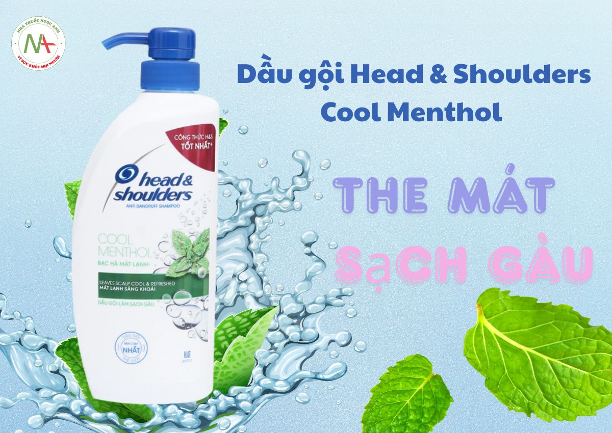Dầu gội Head & Shoulders Cool Menthol 665g