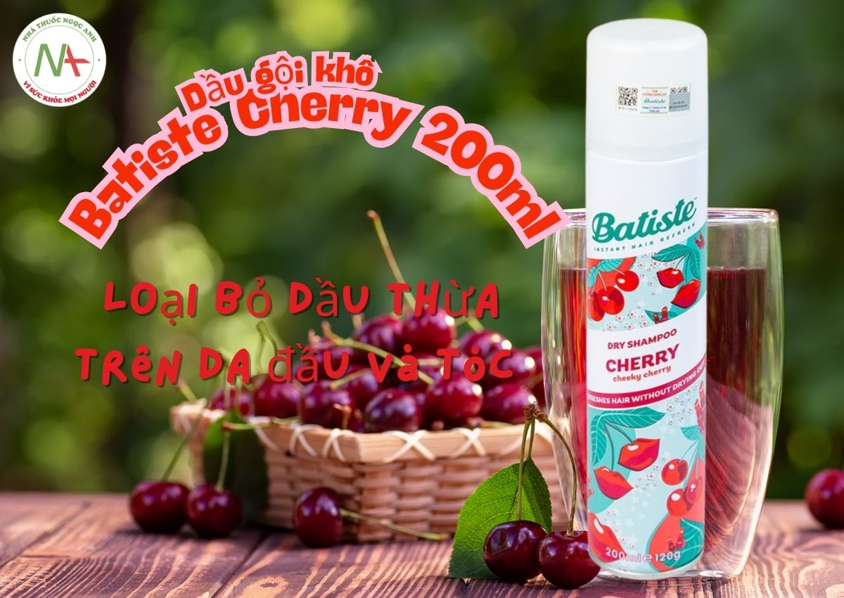 Dầu gội khô Batiste Cherry 200ml