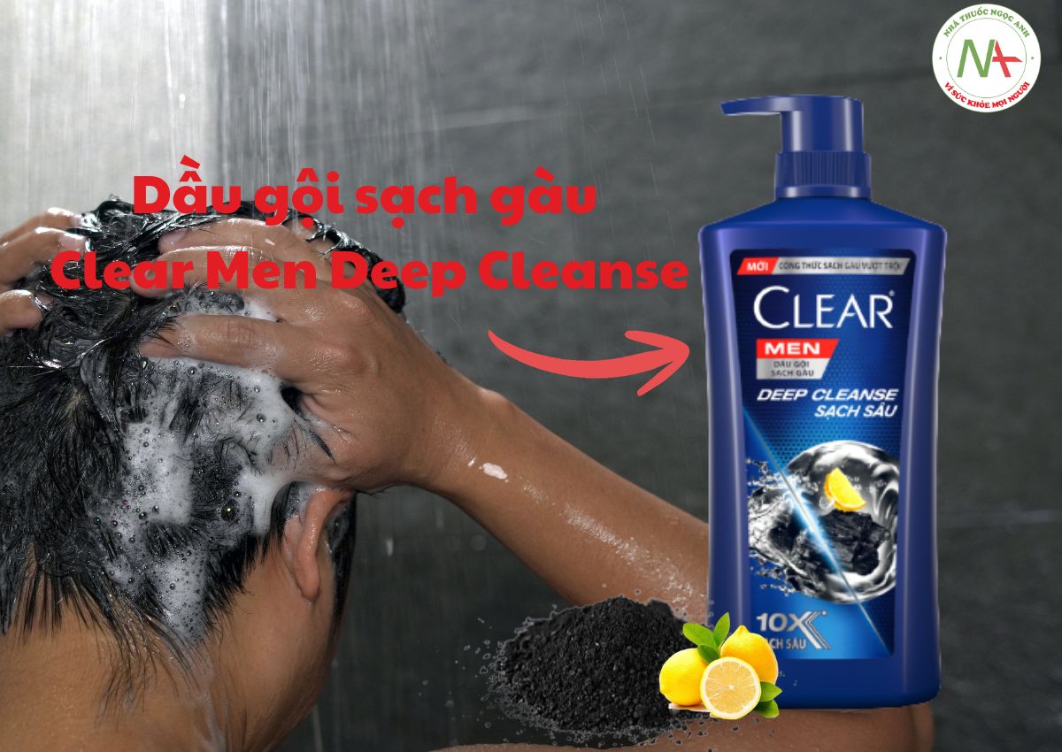 Dầu gội sạch gàu Clear Men Deep Cleanse