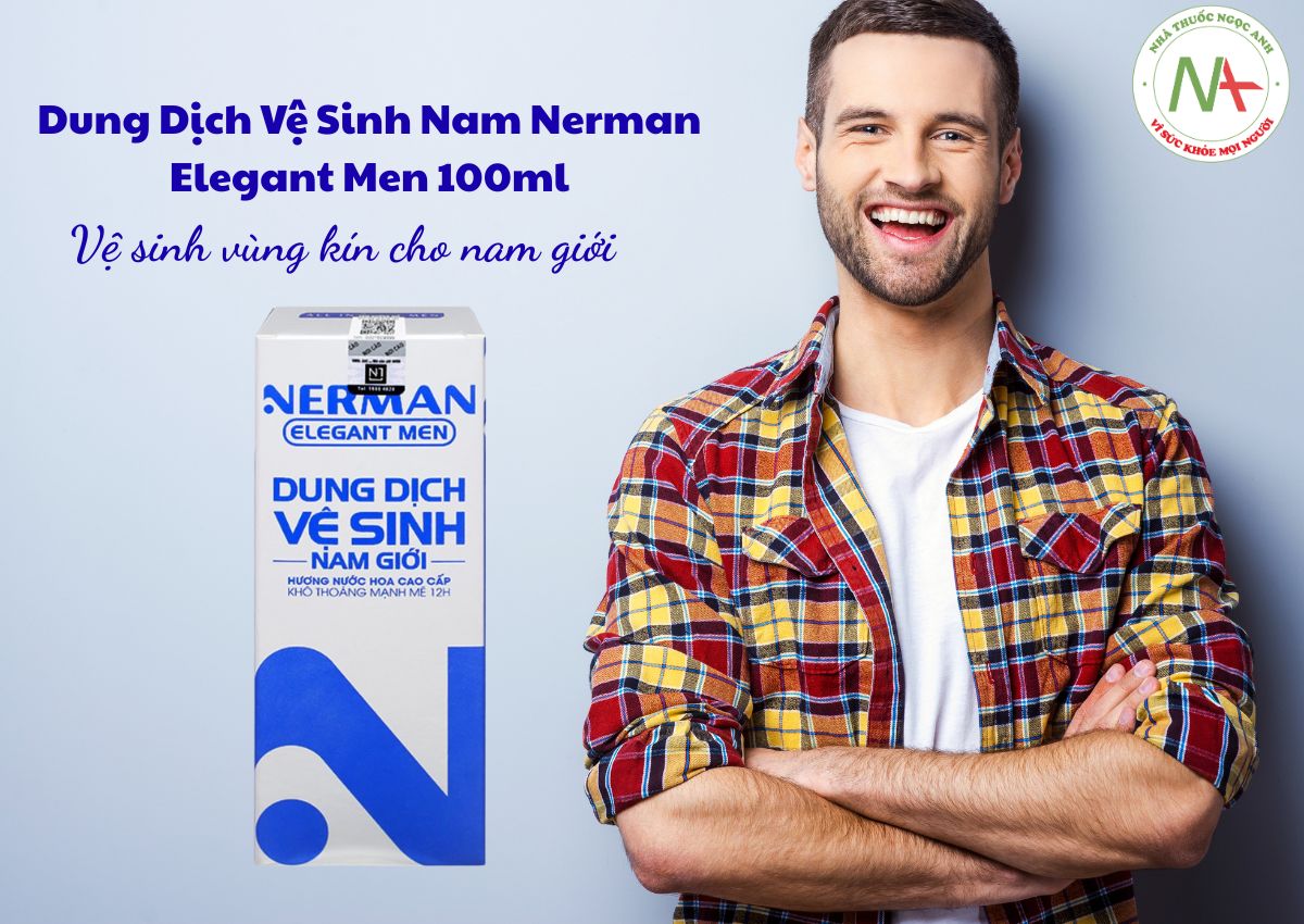 Dung Dịch Vệ Sinh Nam Nerman Elegant Men 100ml 3 Dung Dịch Vệ Sinh Nam Nerman Elegant Men 100ml