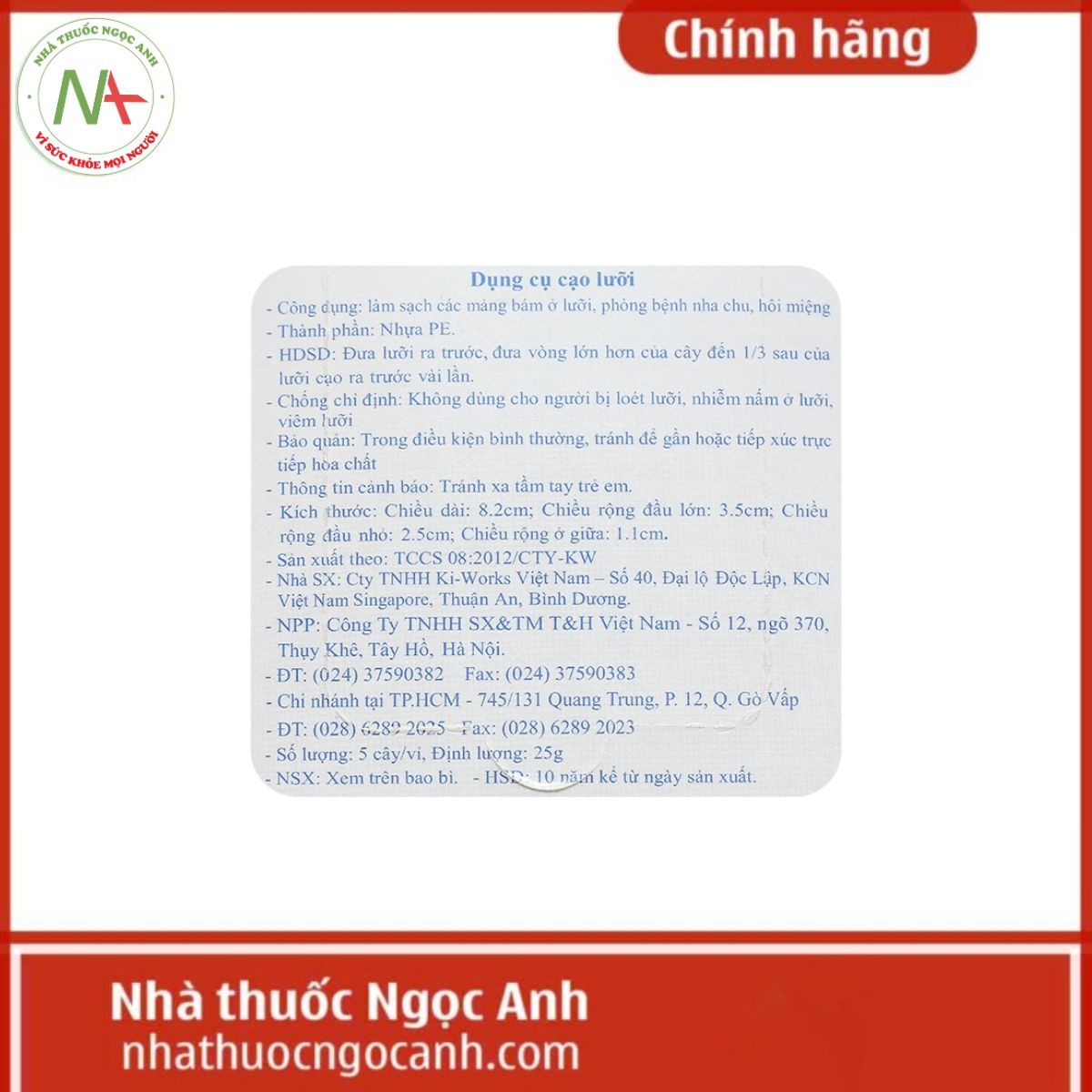 Dụng cụ cạo lưỡi Dr.Polir Okamura