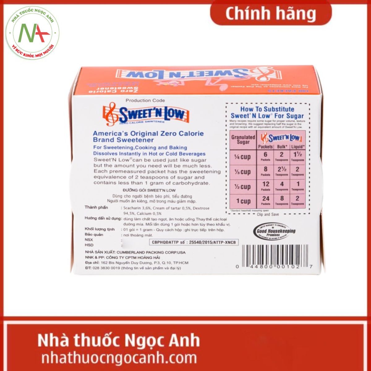 Đường ăn kiêng Sweet'n Low