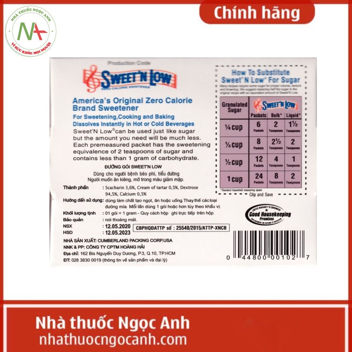 Đường ăn kiêng Sweet'n Low