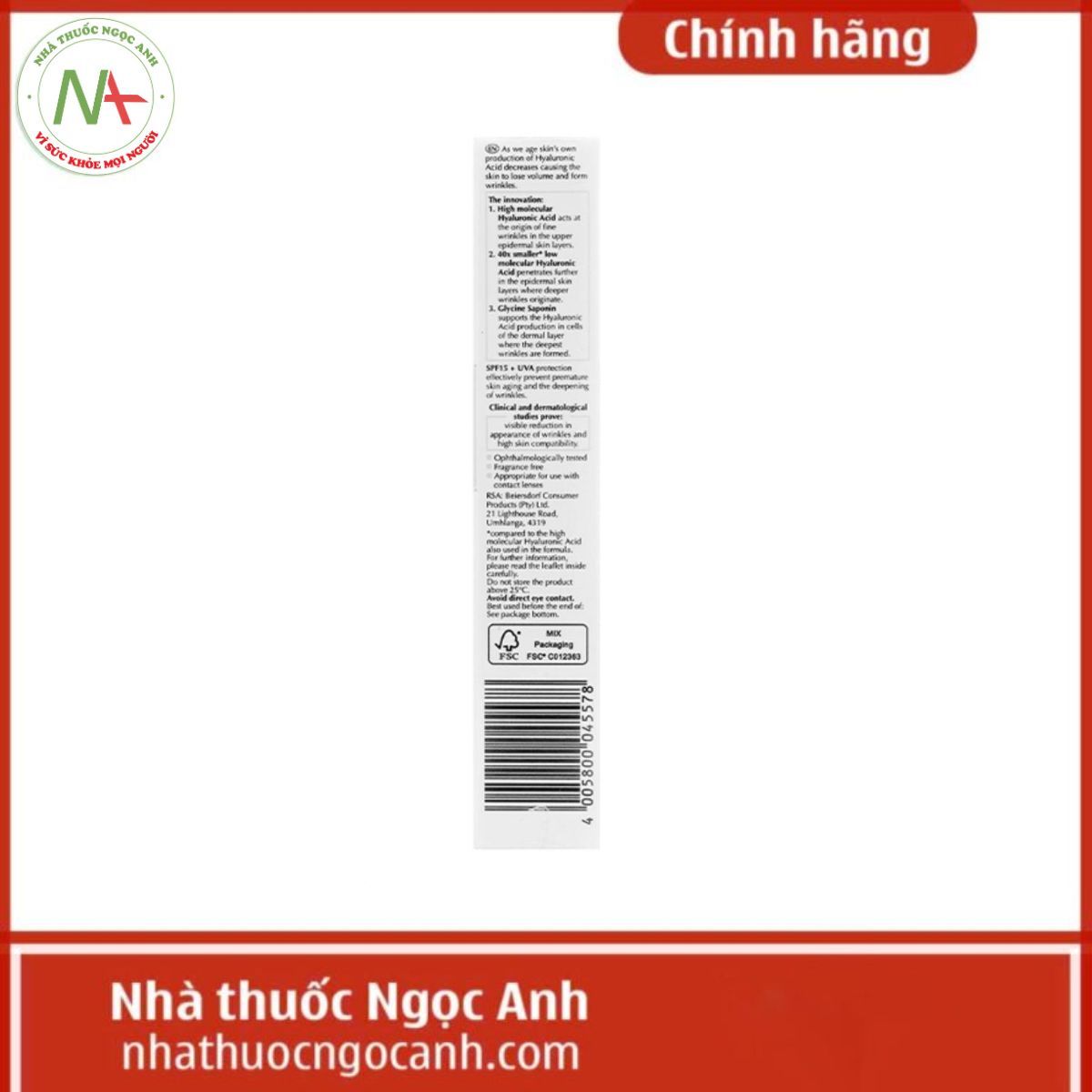 Eucerin Hyaluron-Filler Eye Cream SPF 15