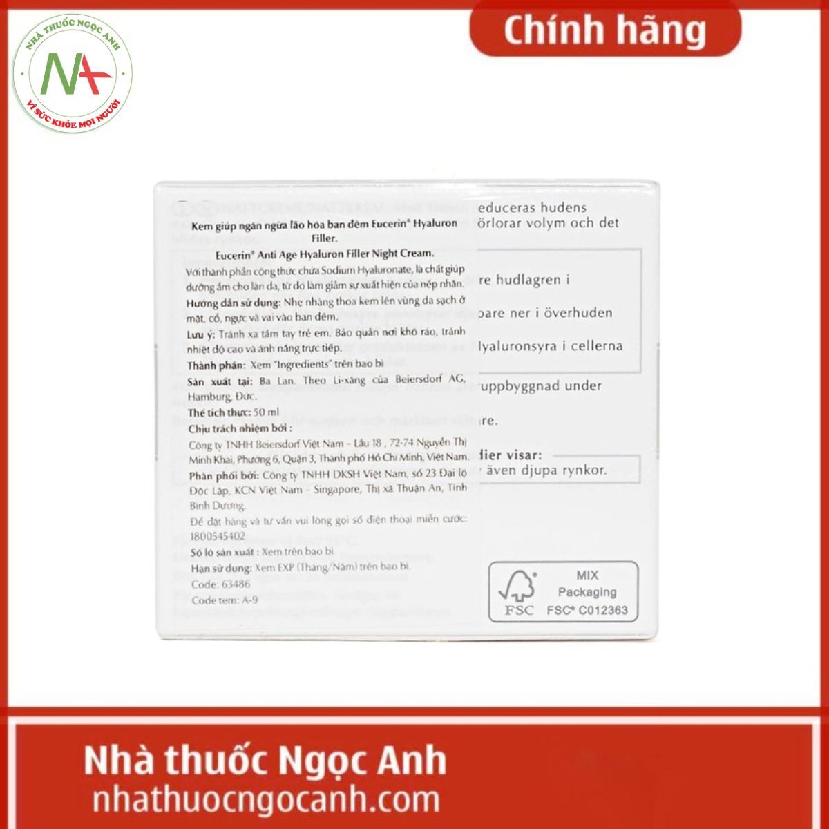 Eucerin Hyaluron-Filler Night