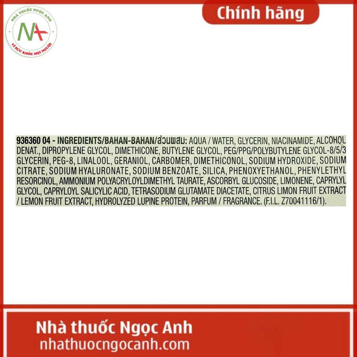 Garnier Bright Complete Vitamin C gel