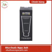 Gel Rửa Mặt Ngừa Mụn NERMAN Curcumin 60s Fresh