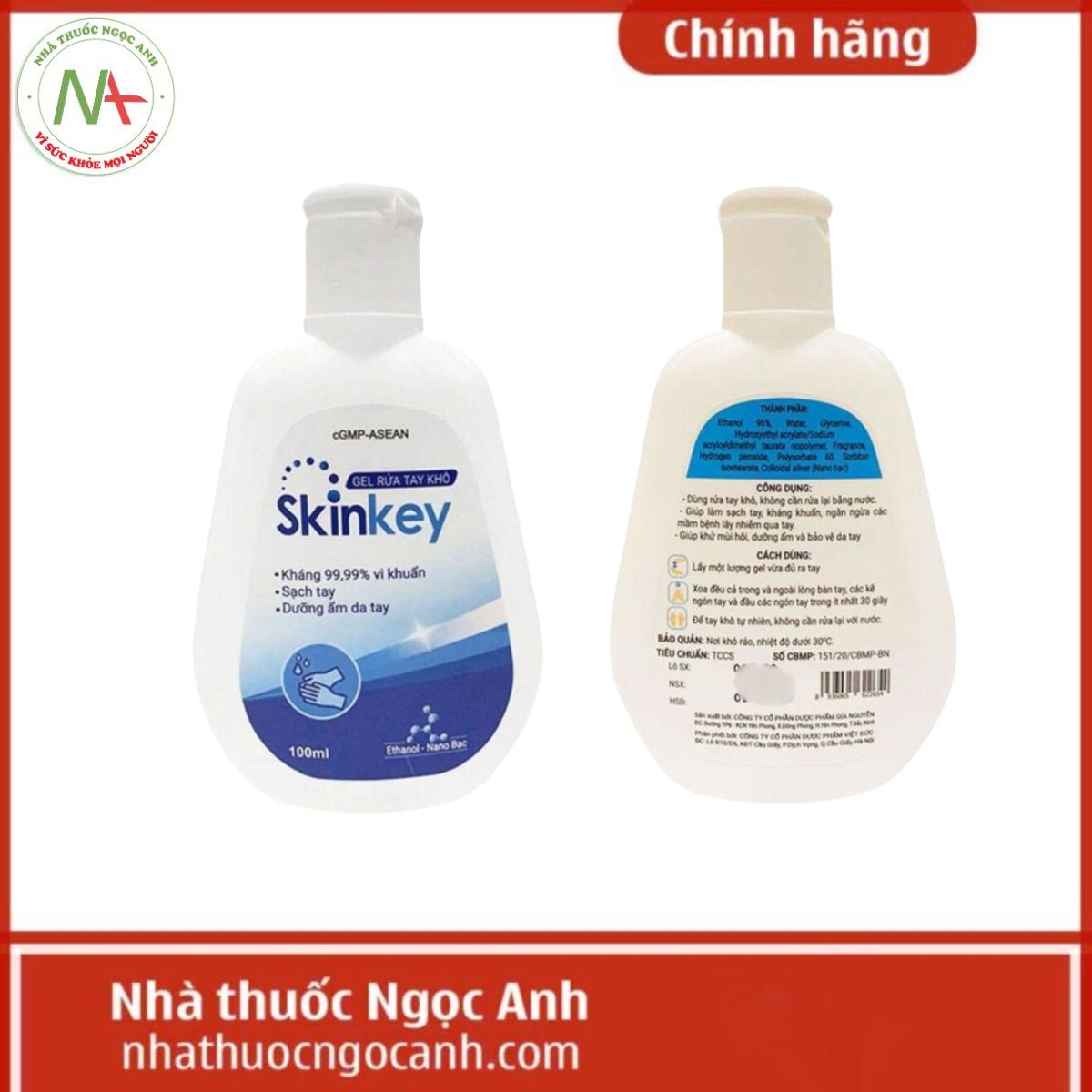 Gel Rửa Tay Khô Skinkey