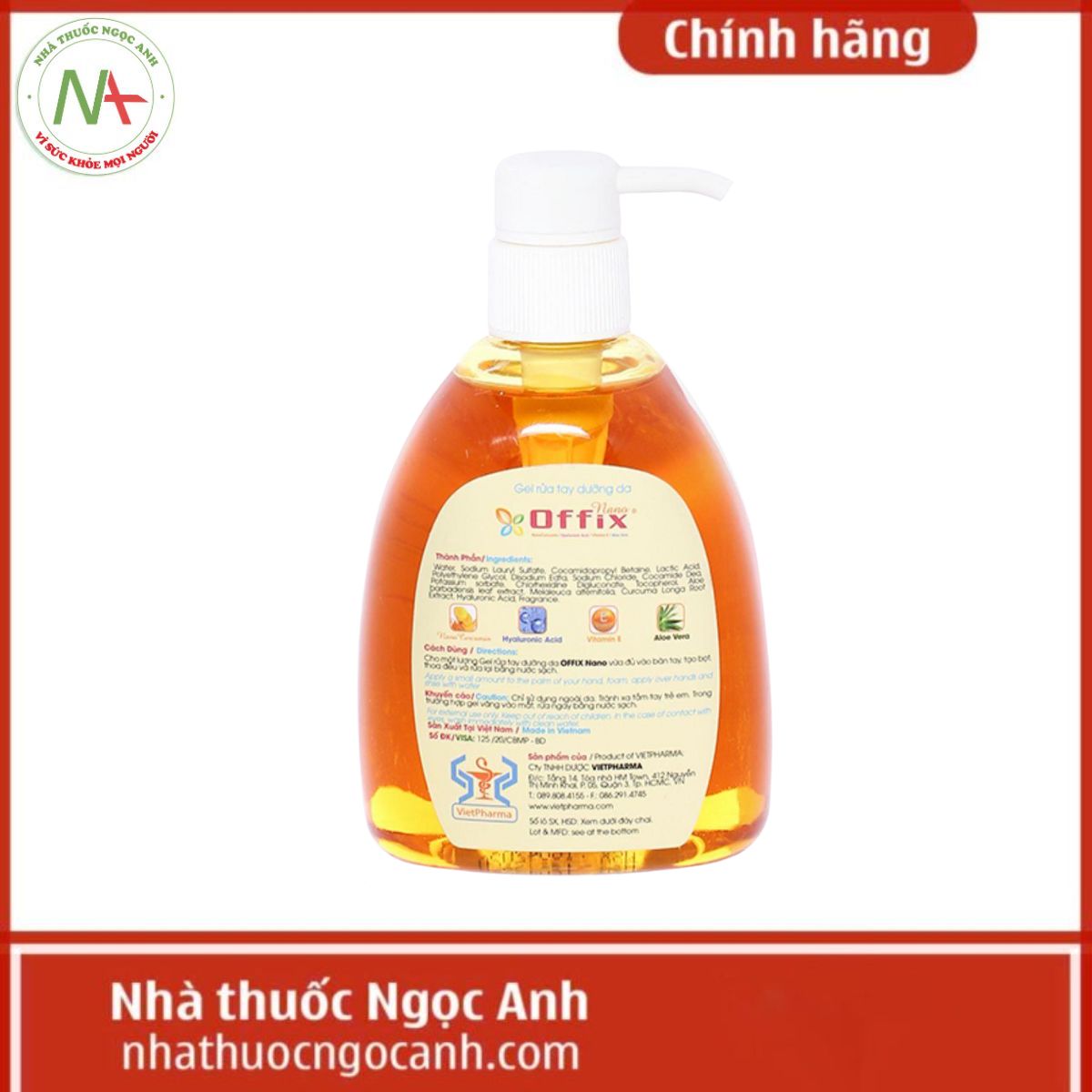 Gel rửa tay Nano Offix