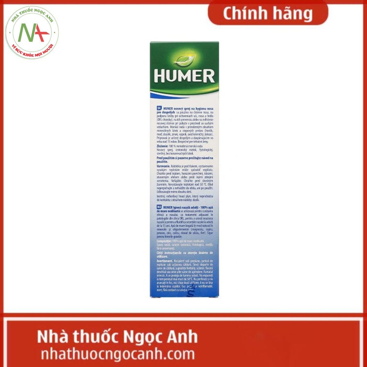 Humer Nasal Hygiene 150ml