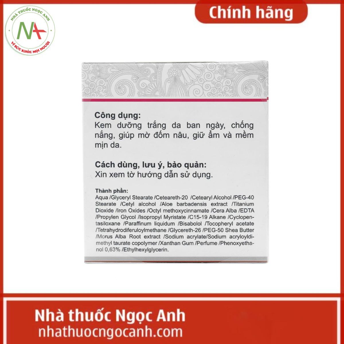 Hycoz Ideal White For Body Care Plus SPF+++ 150g