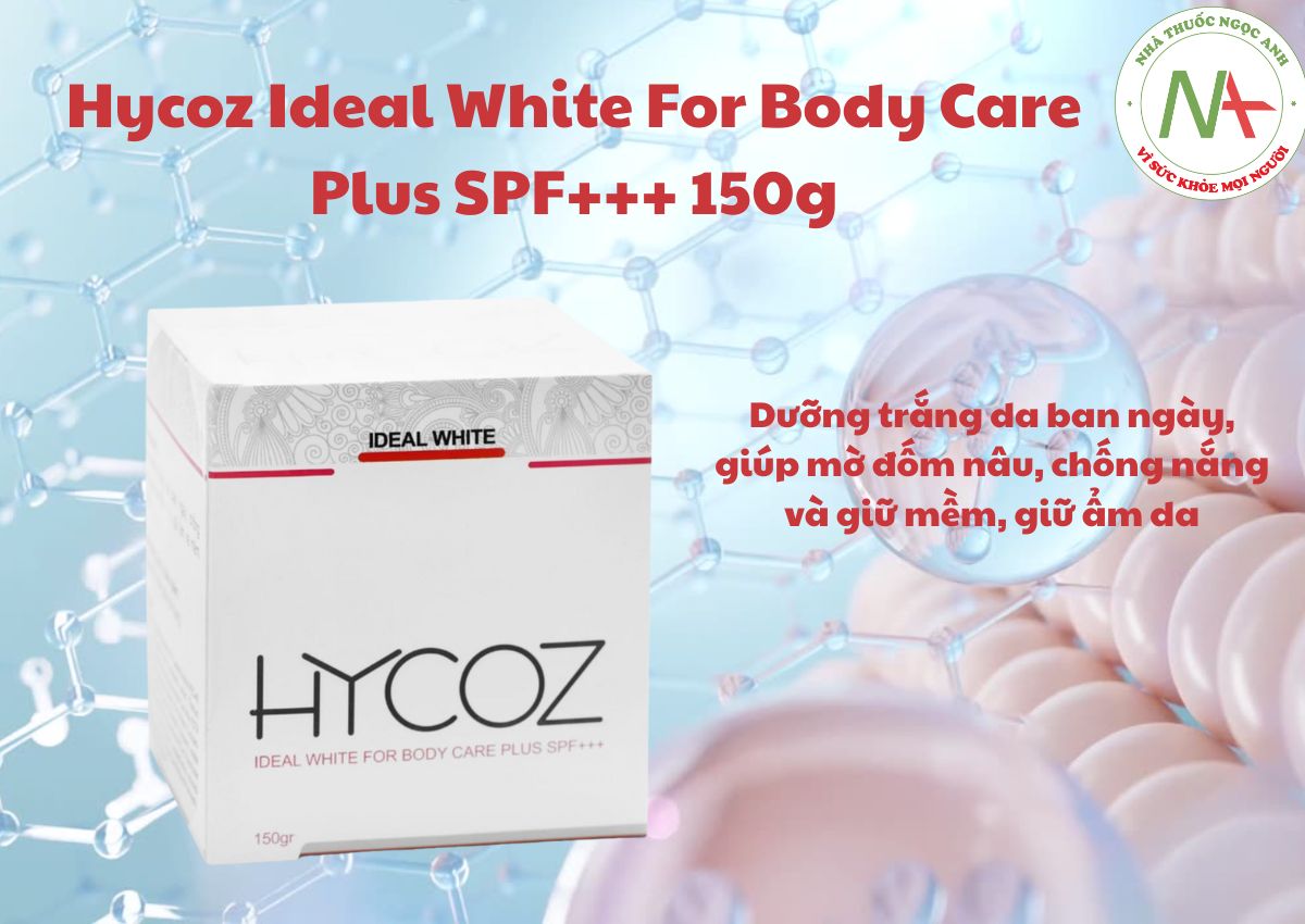 Hycoz Ideal White For Body Care Plus SPF+++ 150g