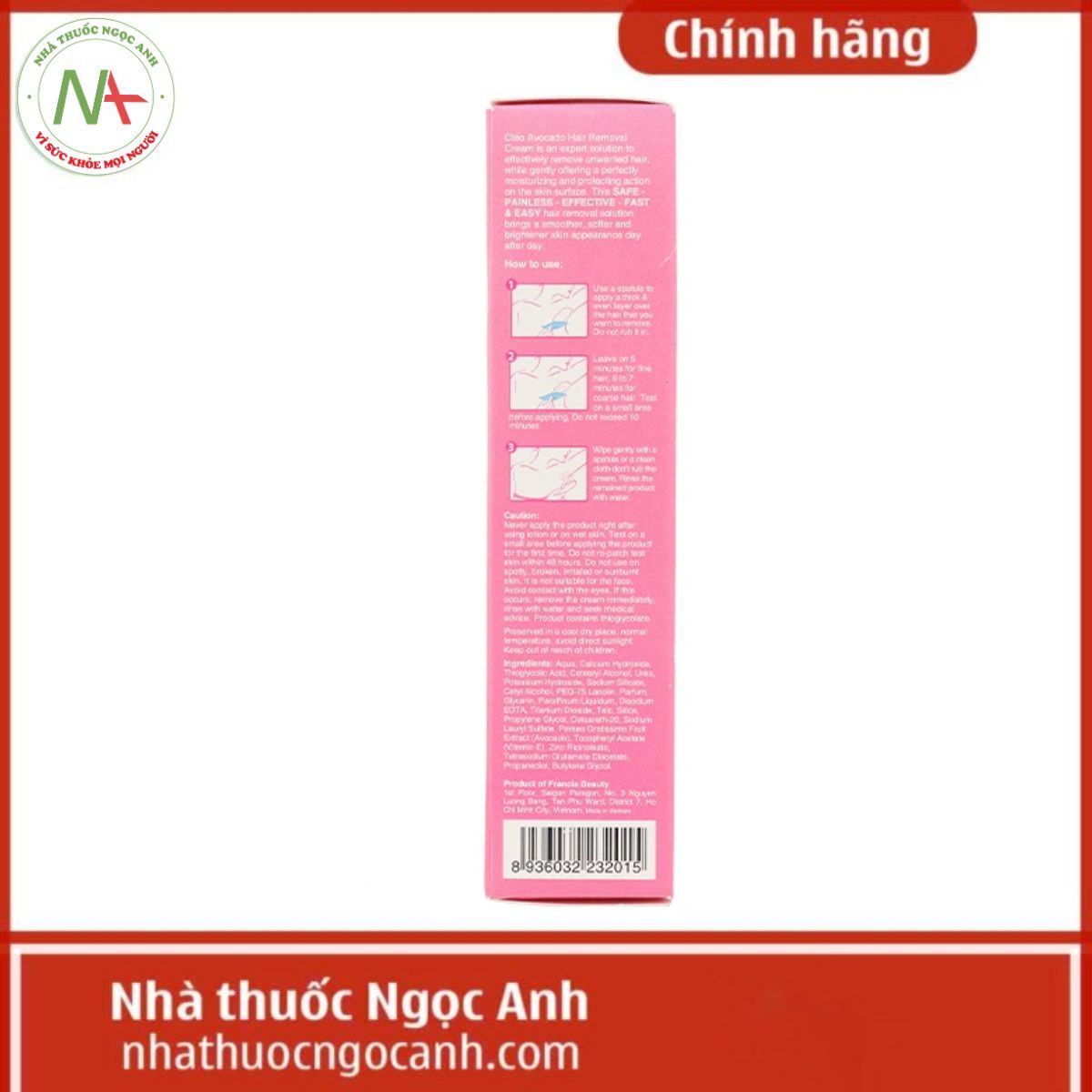 Kem Bơ Tẩy Lông Cleo 50g (Cho da nhạy cảm)