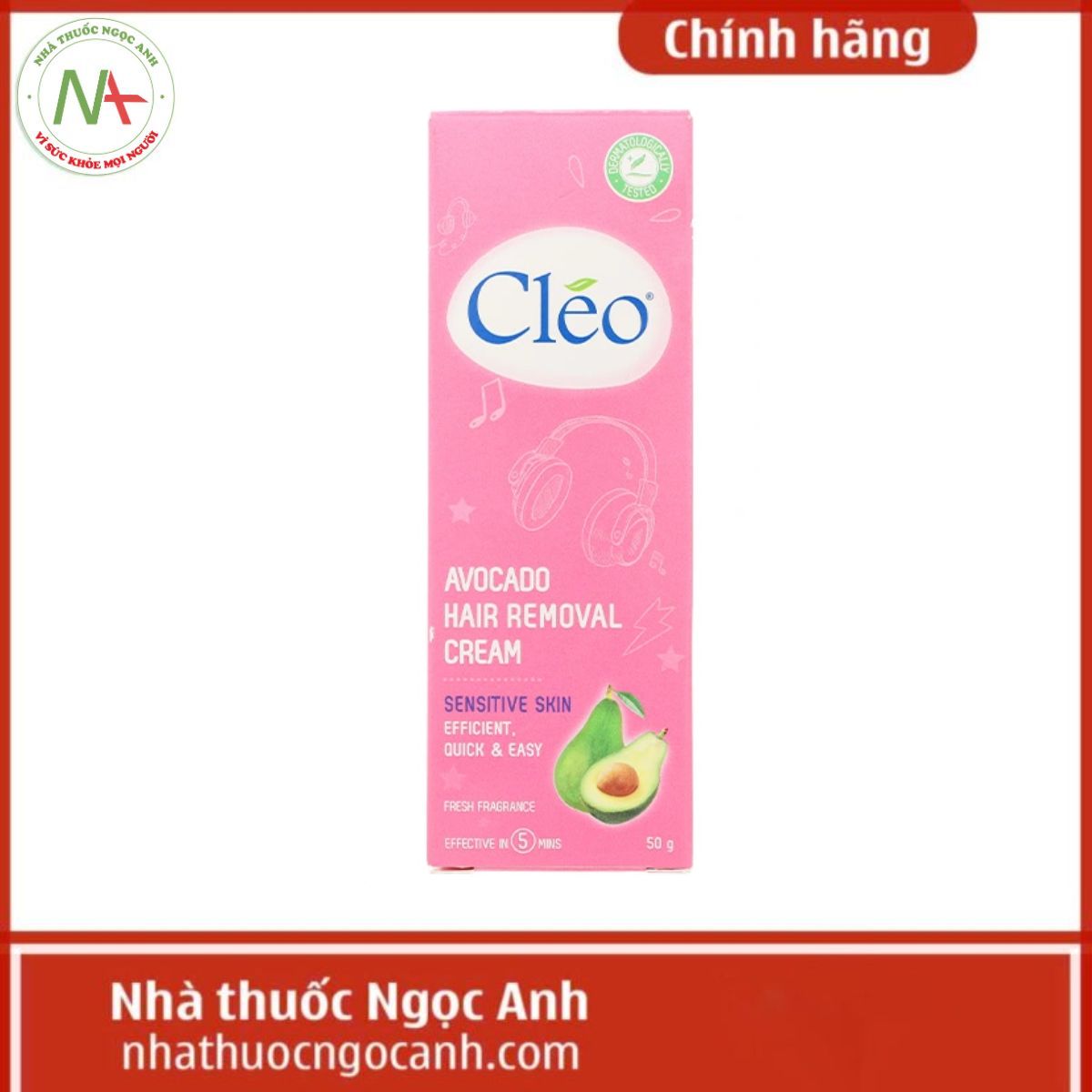 Kem Bơ Tẩy Lông Cleo 50g (Cho da nhạy cảm)