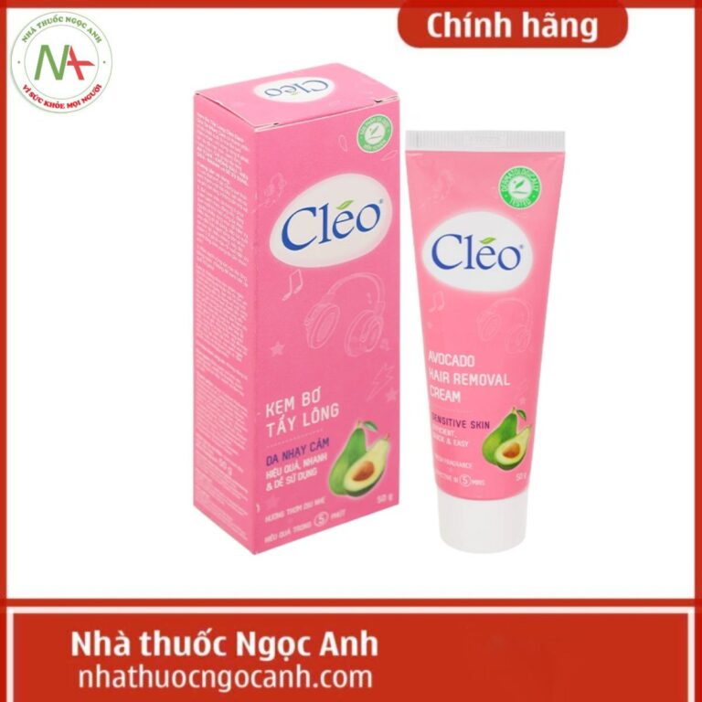 Kem Bơ Tẩy Lông Cleo 50g (Cho da nhạy cảm)