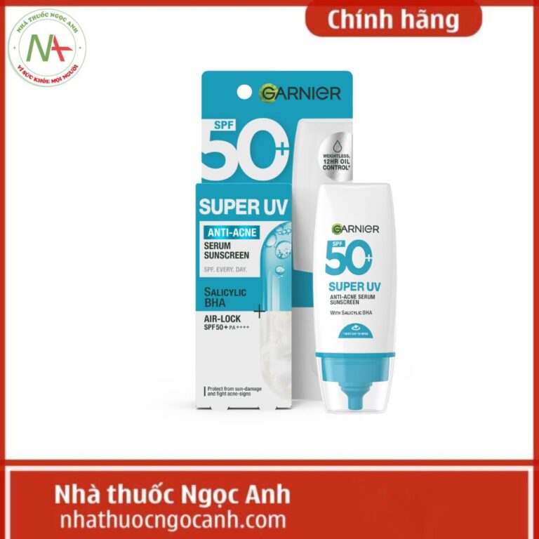 Kem chống nắng Garnier Super UV Anti-Acne