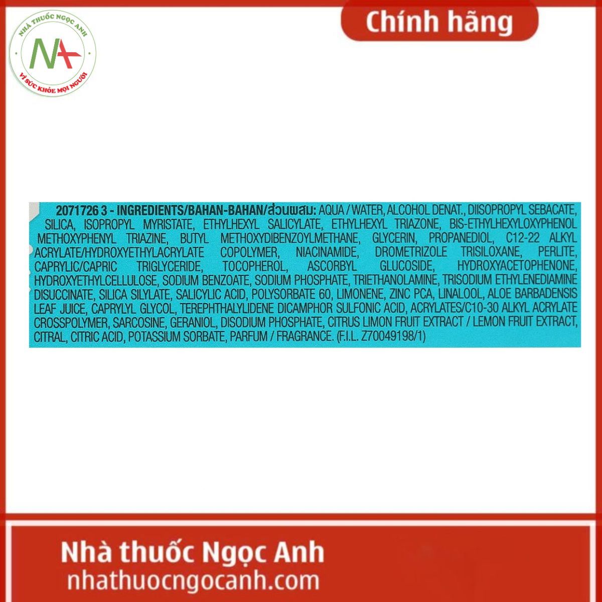 Kem chống nắng Garnier Super UV Anti-Acne