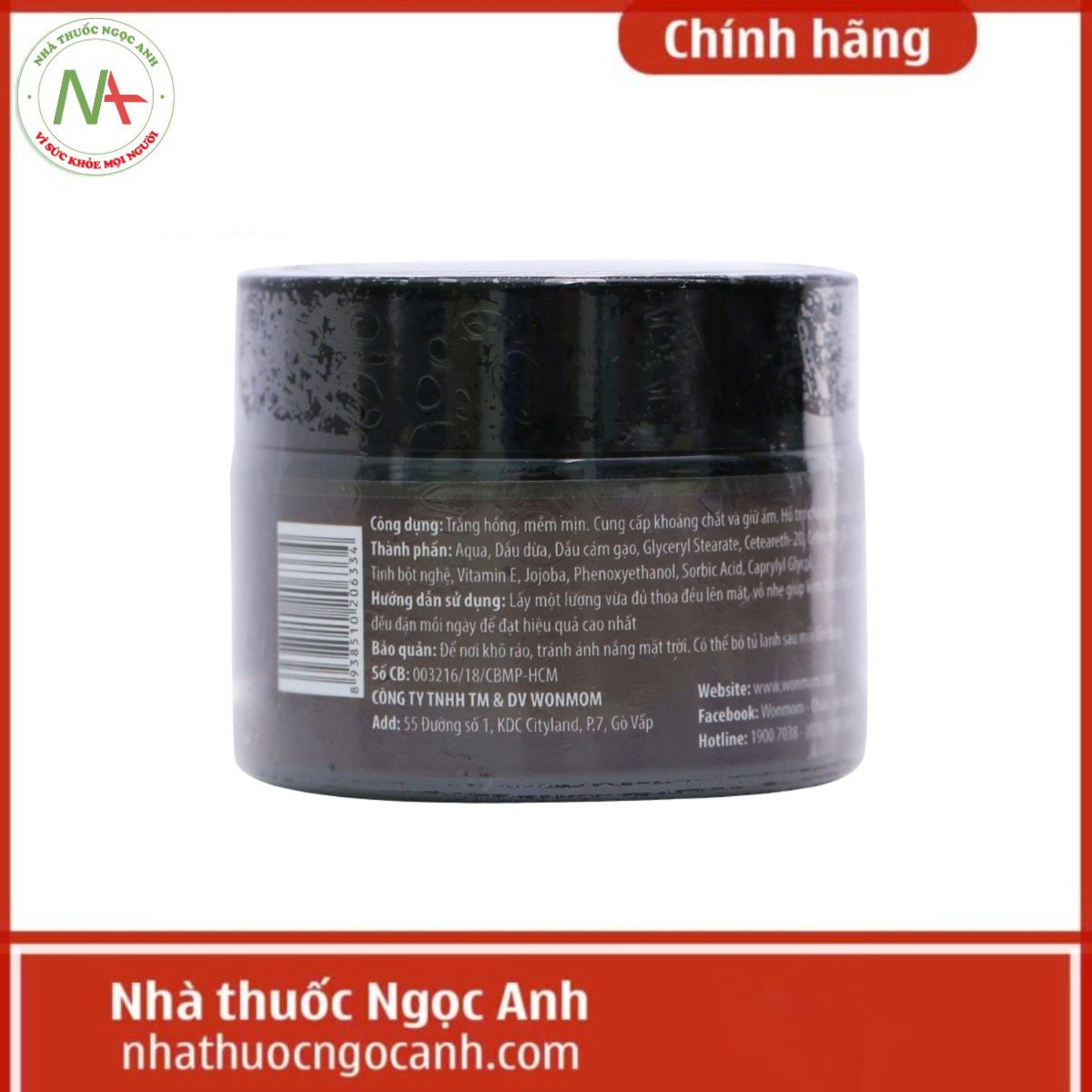 Kem nghệ tươi Wonmom 50g