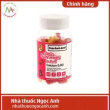 Kẹo dẻo Herbaland Classic Gummies For Kids Calcium & D3