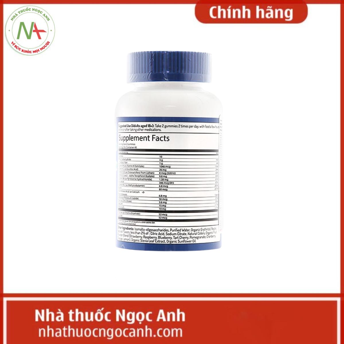 Kẹo dẻo Herbaland Multi Vitamins Gummies For Adults