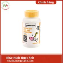 Kẹo dẻo Herbaland Vegan D3 and B12