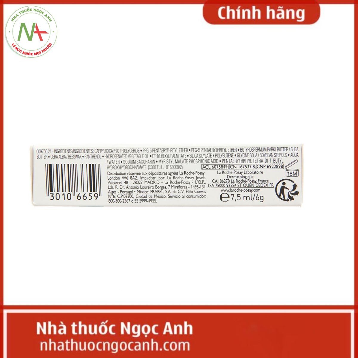 La Roche-Posay Cicaplast Levres 7,5ml