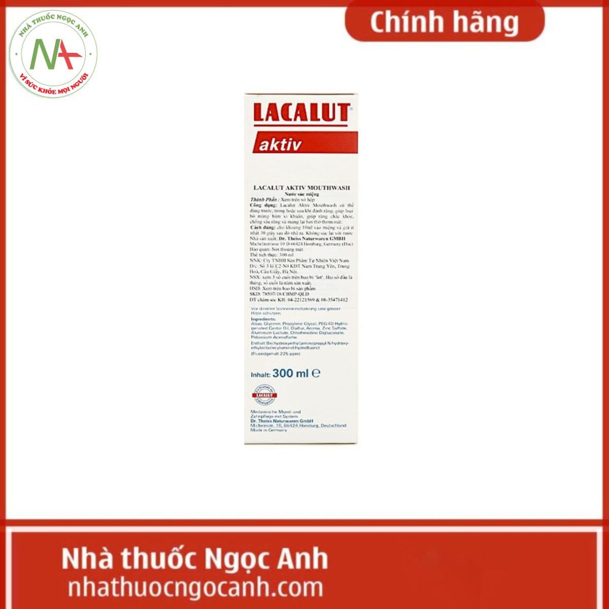 Lacalut Aktiv Mouthwash 300ml