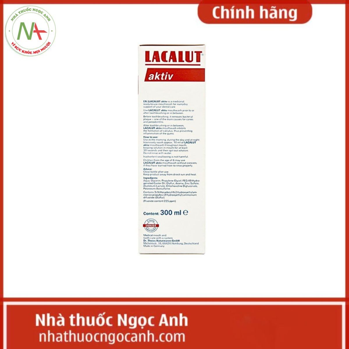 Lacalut Aktiv Mouthwash 300ml