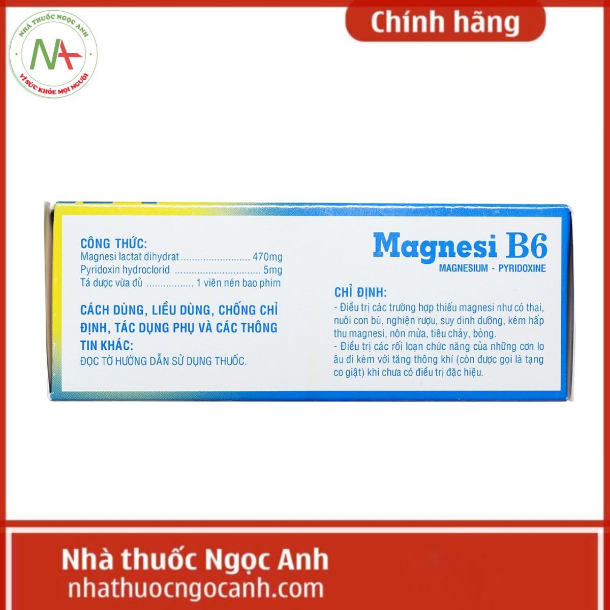Magnesi B6 Dược phẩm Phong Phú