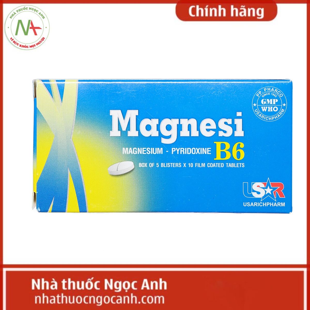 Magnesi B6 Dược phẩm Phong Phú