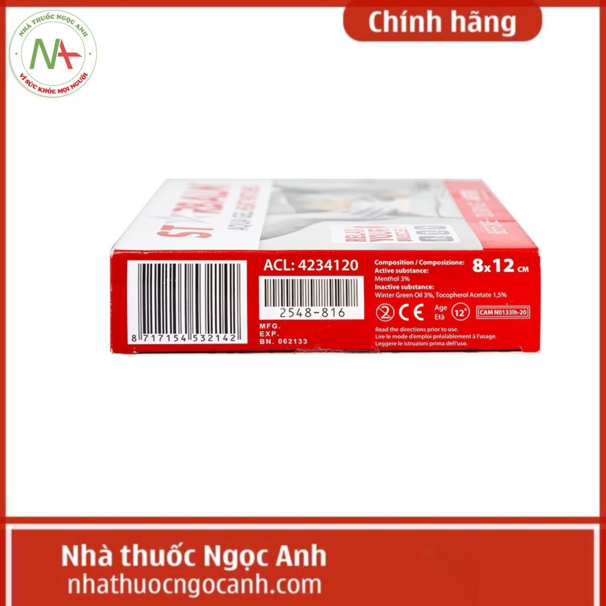 Miếng dán nhiệt Starbalm Aqua Gel Warm Plaster Heat Patches