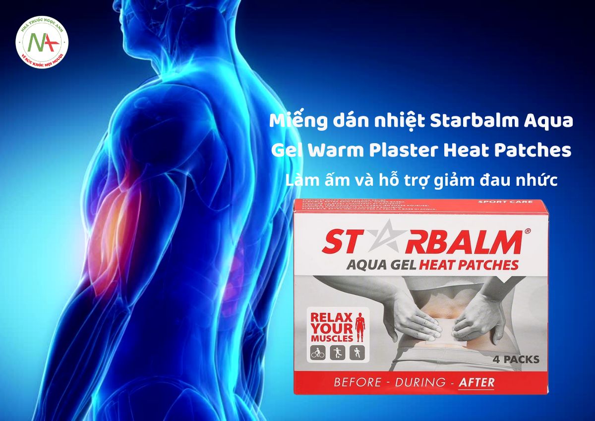 Miếng dán nhiệt Starbalm Aqua Gel Warm Plaster Heat Patches