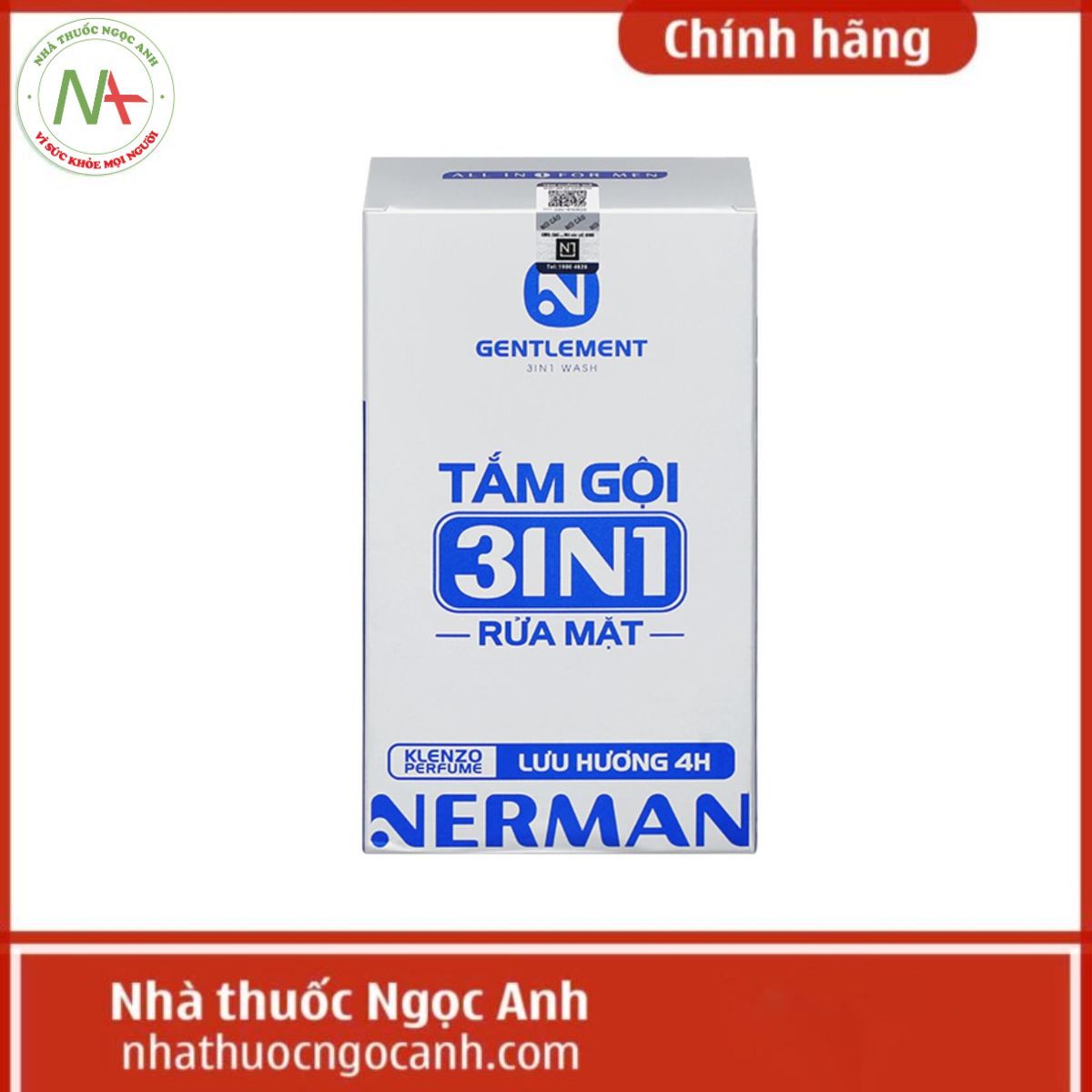 Nerman Gentleman Tắm Gội 3in1